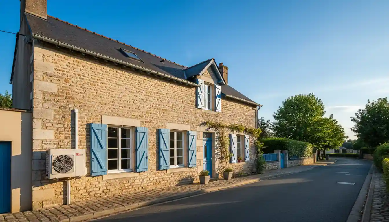 Installation pompe à chaleur à Hanches